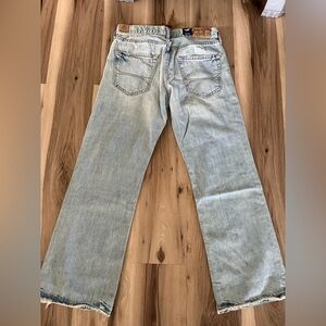 Y2k Hollister Hermosa Low Rise Bootcut Men's Blue Jeans Distressed 30x30 NWT
